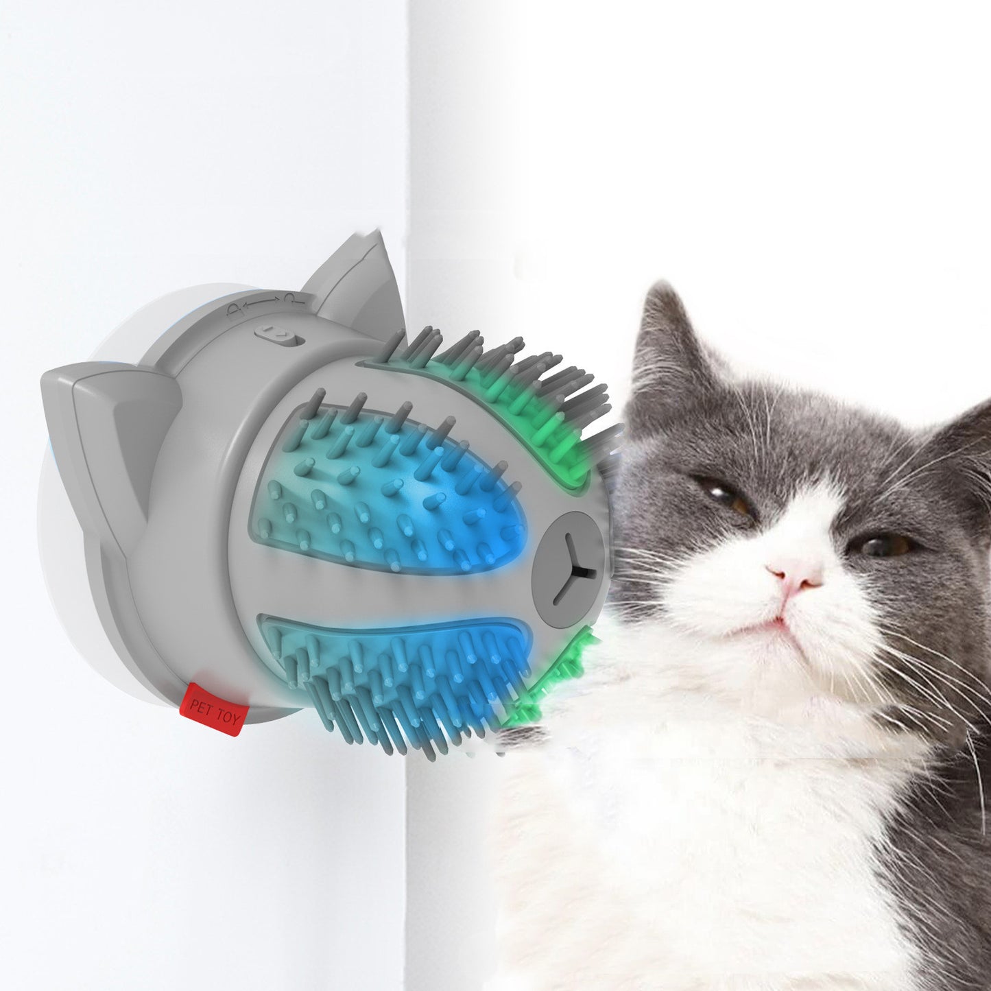 P24 Electric Cat Brush LED Toy Massager