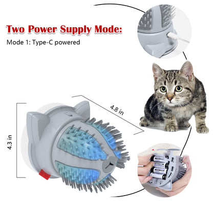 P24 Electric Cat Brush LED Toy Massager